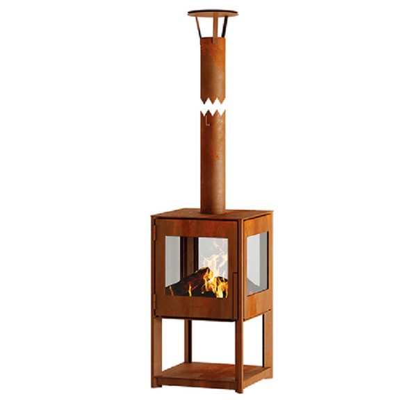 CUBIS Outdoor wood burning stove